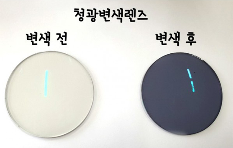 스핀변색1.60 (청광변색렌즈)(1조)