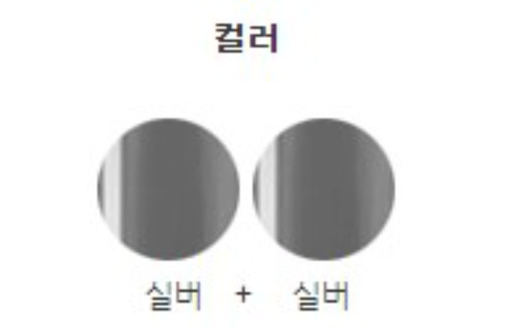 [시저플립 렌즈] MS15_Silver 스모그/실버 (반미러)(국산)(1조)