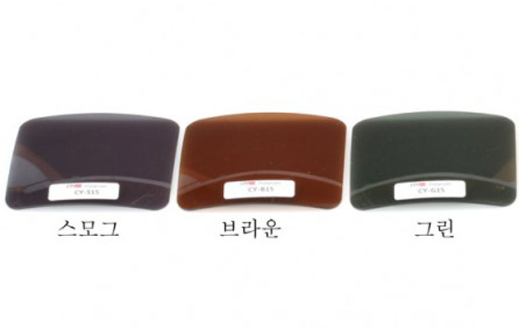 국산 TAC편광렌즈 (단색)(1조)(6커브)(1.2T)