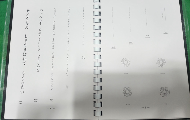 [니시무라] 만국시력표 (No.815)